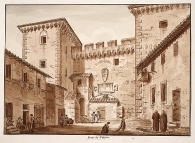 The Vatican Gate, 1833 by Agostino Tofanelli